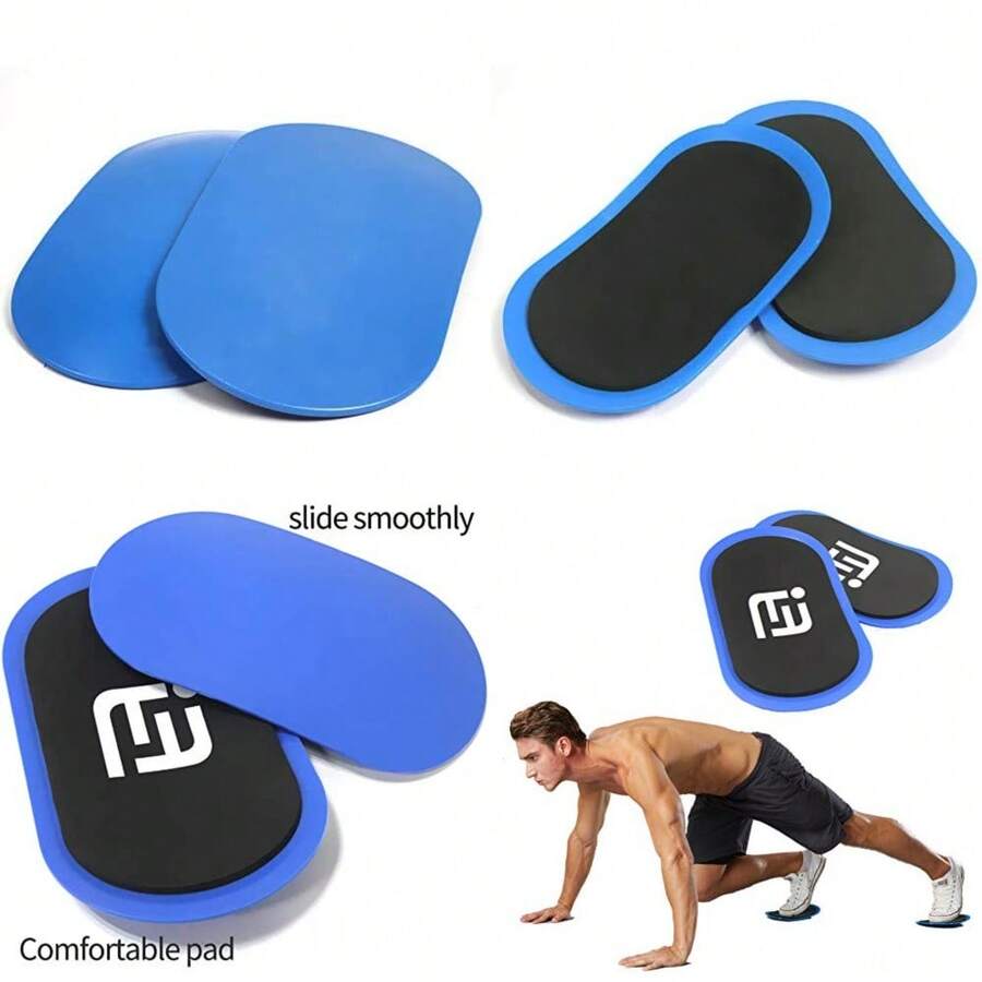 Best Sell-Metaball Blue Gliding Discs Core Sliders Smooth Use On Carpet Floor Exercise Sliders Equipment - Blue - View 1