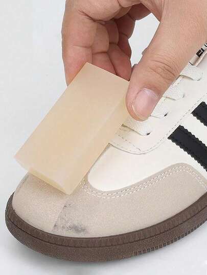 1 pieza Limpiador de zapatos portátil de cuero de ante, sin agua, fácil de transportar, adecuado para limpiar terciopelo, cuero, zapatillas y zapatos blancos, eliminación de manchas en seco, toallitas para el cuidado de los zapatos amigables con los viajes, no abrasivas, adecuadas para entusiastas de las zapatillas, zapatos, selección de primavera/verano, regalos para damas de honor, hogar, decoración de dormitorio, playa, viajes, hombres, mujeres, vacaciones, regalos del Día de la Madre, decoración de dormitorio, jardín, decoración de cocina, verano, playa, artículos esenciales de viaje, habitación