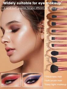 Bộ dụng cụ trang điểm 30 món bao gồm: 20 cọ trang điểm + 1 túi đựng mỹ phẩm và đồ dùng cá nhân đa năng có khóa kéo chống thấm nước + 3 bông mút trang điểm + 3 bông phấn tam giác + 3 bông rửa mặt, tất cả trong một và thân thiện với người mới bắt đầu | Dễ dàng mang theo khi đi du lịch và làm quà tặng | Hoàn hảo cho người mới bắt đầu/phụ nữ. - màu đen - Xem 3