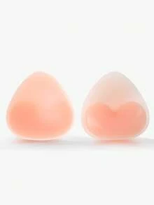 A Pair Of Reusable Silicone Breast Pads That Provide Invisible Lift And Support To The Bust. Suitable For Swimwear And Lingerie, The Soft, Padded Padding Enhances The Lifting Effect And Is Perfect For Bikinis, Wedding Dresses, Gowns, And Tank Tops. - Multicolor - View 13