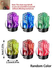 12 chiếc móc khóa đèn pin mini sáng tạo, móc khóa LED nhỏ gọn cầm tay nhiều màu sắc, móc khóa nhựa bền chắc dùng cho cắm trại, tiệc tùng, quà tặng sinh nhật, dụng cụ gián điệp. - đèn pin - Xem 9