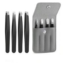 6pcs Stainless Steel Precision Tweezers In Macaron Colors, Suitable For Scrapbooking, Nail Art, Stickers And DIY, No Electricity, No Odor, Multi-Color Assorted - A - View 4