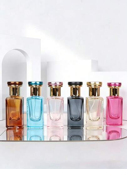 Set di flaconi di profumo ricaricabili di lusso da 30 ml approvati TSA per donne, confezione di colori assortiti, contenitori spray in vetro di dimensioni da viaggio vuoti con atomizzatore a prova di perdite, vials portatili per borsetta per oli essenziali e fragranze fai-da-te, elementi essenziali per viaggi, vacanze, viaggi di lavoro, ideali per la toeletta, la decorazione domestica, il miglior regalo per donne e ragazze per feste, compleanni, San Valentino, uso quotidiano e regali festivi