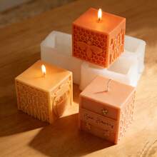 1 khuôn silicon hình tổ ong, khuôn hình vuông 3D hình học dùng để làm xà phòng thủ công, thạch cao, nến thơm. - Tổ ong - Xem 11