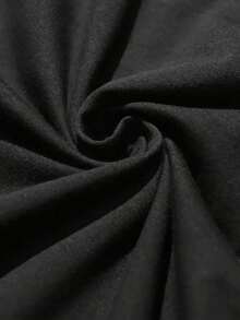 Camiseta oversized para mujer disponible en cinco tallas, ideal para las cuatro estaciones. Camiseta de verano casual con cuello redondo y un estampado genial de oso, con ligera elasticidad y corte regular, perfecta para el uso diario. - Negro - Ver 3
