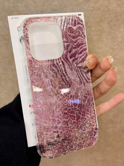 Cheetah,Leopard Print Premium IMD Epoxy Glitter Gradient Light Small Floral Oil Leopard Print Anti-Fall Phone Protective Case Compatible With IPhone 17pro/17Air /17/17promax Iphone16Promax Iphone16 /Iphone16pro Premium Epoxy Glitter Case Iphone15Promax Phone Case New Iphone14 Anti-Fall 13 Men And Women 12/11 Ultra-Thin Frosted 14promax/11/14/13/Premium Plus Simple 15 Soft Silicone