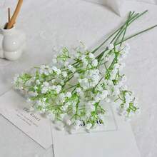 100 bông hoa baby's breath trắng nhân tạo, hoa baby's breath giả, hoa baby's breath hồng giả, cây baby's breath giả, hoa baby's breath giả, bó hoa baby's breath giả, thích hợp cho bó hoa cưới, đồ trang trí nhà cửa, phụ kiện trang trí nhà cửa cho tiệc cưới, ngày Valentine, quà tặng, lễ tốt nghiệp - Hoa nhựa! Trang trí nhà cửa Giáng sinh - màu xanh lá - Xem 8