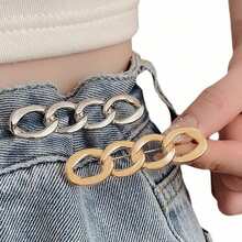 Bộ 2/3 đai nịt bụng hình bầu dục có thể điều chỉnh, khóa tháo rời, thích hợp sử dụng hàng ngày khi hoạt động ngoài trời, đi nghỉ mát, du lịch, làm phụ kiện trang phục và làm quà tặng. - Nhiều màu - Xem 2