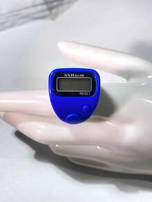Modern Plastic Finger Ring Tally Counter With Card, Unlimited Version Electronic Handheld Clicker, Battery Powered Digital Display Screen, For Warehouse Inventory, Math, Counting - Multicolor - View 23