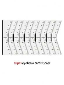 Eyebrow Position Mark Tools Microblading Brow Shape Mapping Kit With White Marker Pen And Brows Outline Design Ruler Makeup Kits - Multicolor - View 6