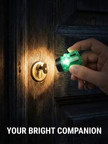 12 chiếc móc khóa đèn pin mini sáng tạo, móc khóa LED nhỏ gọn cầm tay nhiều màu sắc, móc khóa nhựa bền chắc dùng cho cắm trại, tiệc tùng, quà tặng sinh nhật, dụng cụ gián điệp. - đèn pin - Xem 4