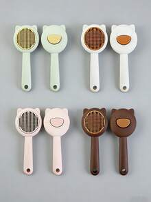 Máy làm bánh quy cho mèo, Bàn chải tự làm sạch cho thú cưng, Loại bỏ lông rụng mà không làm tổn thương da, Lược chải lông mèo, Bàn chải loại bỏ lông rụng chỉ bằng một cú nhấp chuột, Dụng cụ chăm sóc thú cưng - Nhiều màu - Xem 7