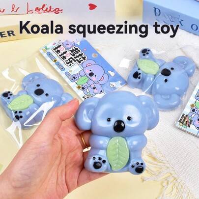 1 món đồ chơi giảm căng thẳng hình gấu Koala siêu dễ thương, mềm mại, chất liệu giống silicon, đàn hồi chậm, bao bì PVC, thích hợp để giảm căng thẳng ở văn phòng, quà tặng bạn bè - quà sinh nhật - quà tặng - quà tặng hoàn hảo - quà tặng, 2026 - Lễ Phục Sinh - Ngày Valentine - Tương tác - Cần thiết cho giao tiếp xã hội - Gia đình - Bán chạy - Mô hình bùng nổ - Quà tặng cho bạn trai/bạn gái - Quà sinh nhật - Quà Ngày Valentine - Quà năm mới - Quà tặng hoàn hảo - quà tặng