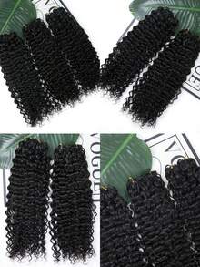 Y WIGS 預分好水波紋人造鉤編髮 Miracle Knots 150 股 14-20 英吋 自然色 輕量易佩戴 鉤編人髮接髮片 適合度假、節日、足球賽、運動 - Natural Black - 查看 8