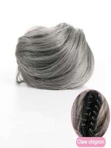 1pc Mini Claw Clip Hair Comb, Suitable For Messy Buns, Cat Ear Hairstyles - Multicolor - View 18