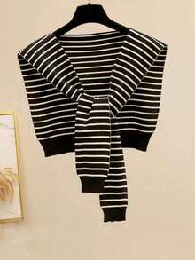 1 chiếc khăn choàng dệt kim thời trang cổ điển đa năng dành cho nữ, thích hợp cho phòng máy lạnh và kỳ nghỉ, đi biển, du lịch. - Nhiều màu - Xem 6