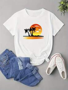 Dam-T-shirts - Vitt - Visa 2