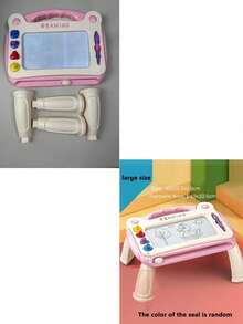 Children's Drawing Toys, Sports Aesthetic Toys, Children's Scribble Drawing Board, Magnetic Scribble Board, Drawing Board, Writing Board, Children's Painting Board, Reusable Magic Drawing Board, Learning & Educational Toys For Boys And Girls (This Product Contains Various Patterns, Shipped Randomly, Some Accessory Colors Are Randomly Distributed, And There May Be Slight Measurement Errors Due To Manual Measurement) - Multicolor - View 12