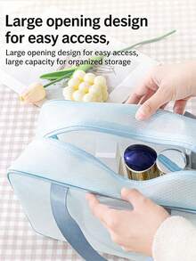 Large Capacity Travel Cosmetic Bag Waterproof Toiletry Bag Multifunction Makeup Organizer Bag For Women - Multicolor - View 4