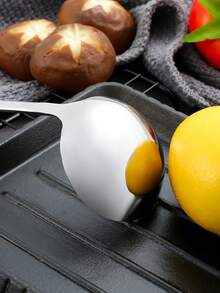 1 muỗng múc canh bằng thép không gỉ cán tre, muỗng lọc dùng cho khách sạn, nhà hàng, lẩu, mì. - Nhiều màu - Xem 8