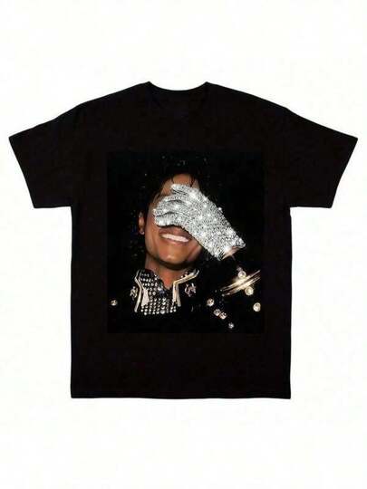 Mens Tshirts Gifts For Men Men ClothesClassic Michael Jacksons King Of Pops T-Shirt,Men Fashion Rock T-Shirt,100% Cotton T-Shirt,Suitable Gift For Fans,Perfect & Holiday Gift For Men And Women Graphic Tee, Music,MICHAEL JACKSONS V4 TEE Vintage Graphic 90s Tee, Hip Hop Streetwear Unisex For Woman And Man Unisex Gift For Him Her, Y2K Style,Jackson Glove Graphic T-Shirt Exclusive T-Shirts For Premium Fans Unisex Casual Short-Sleeved Tees A Must-Have For Fans Suitable For Festivals, Parties, Homewear, Daily Commutes, Back-To-School Outfits And Concert Looks Printed And Shipped In The UK 100% Cotton T-Shirts Opaque, Versatile Basic Tees Men Clothes Men Clothes T Shirts For Men MZ77