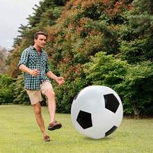 1 buah Bola Sepak Tiup Ukuran Besar, Gadget Seru Interaktif untuk Pantai & Halaman di Musim Panas! Ukuran Besar dengan Efek Visual yang Dahsyat, Tinggi Sebanding dengan Orang Dewasa Setelah Ditiup, Mudah Dilempar untuk Memicu Permainan Kejar-kejaran Antar Pemain, Langsung Membangkitkan Suasana Pesta Pantai & Pertemuan Keluarga, Properti Foto Posisi C yang Sempurna, Tahan Lama dan Tahan terhadap Tendangan dan Aus; Diameter Besar untuk Stabilitas dan Ketahanan terhadap Bergulir, Praktis dan Portabel, Desain Pengisian & Pengempisan Cepat, Volume Penyimpanan Kompak, Mudah Muat di Bagasi; Cocok untuk Pantai, Halaman, Kebun, Tepi Kolam Renang dan Semua Skenario - MultiWarna - View 9
