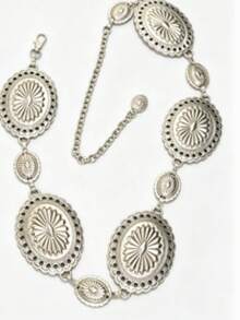 Women's Metal Flower Waist Chain, Suitable For Dresses - Multicolor - View 5