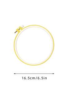 Colorful Plastic Embroidery Hoops, 5 Sizes: 3.74in/4.92in/6.3in/7.87in/9.65in, Suitable For Cross Stitch, Embroidery, Handcraft DIY - Colorful Plastic Embroidery Hoop - View 8