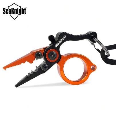  Kìm câu cá mini SeaKnight, kìm đa năng bằng hợp kim nhôm có khóa - kìm cắt dây, kìm móc vòng, 28g/0.99oz, có ba màu để lựa chọn.