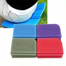 1 pieza Cojín de asiento impermeable para exteriores, diseño plegable y portátil, cómodo, ideal para camping y viajes - Multicolor - Ver 1