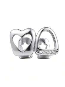 1 Bộ dây đeo quần hip-hop đôi hình trái tim, thời trang và cá tính, trơn tru và cá tính, phù hợp để đeo đi dự tiệc. - Hình trái tim - Xem 4