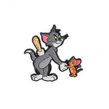 Bộ 1/6 ghim cài áo hình Tom và Jerry hoạt hình hài kinh điển của Warner Bros, huy hiệu kim loại tráng men, phụ kiện trang sức, quần áo, ba lô, quà tặng. - Nhiều màu - Xem 16