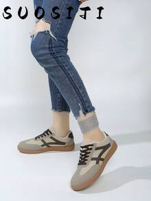 Women's Fashion Non-Slip, Durable, Comfortable And Lightweight Sports Casual Shoes - Beige - View 6