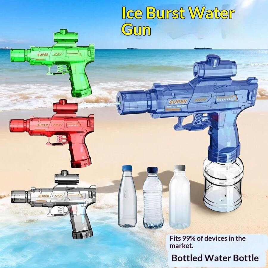 1pc New High-Capacity Continuous Spray Water Gun, Great For Water Play, Interaction, Family Fun, Perfect Gift For Friends, Birthday, Party, Pool And Beach Activities