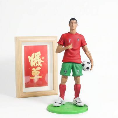 Hasbro Mô hình cầu thủ bóng đá năm 2026, cao 22cm, dùng để trang trí bàn làm việc.