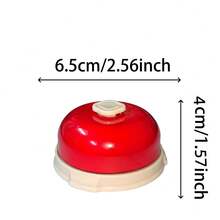 This Pet Training Bell Is Suitable For Cats And Dogs, Can Be Used As An Interactive Button, And Effectively Trains Puppies To Develop The Habit Of Going To The Bathroom. - Red and White - View 3
