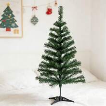 60cm 50T Artificial Christmas Tree With Plastic Stand, Green - Green - View 6
