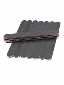 10pcs 100/180 Grit Double-Sided Nail Files, Reusable Nail Buffers, Suitable For Natural Nails And Nail Art, Home And Salon Use, Nail Care Tools, Back To School Supplies - Multicolor - View 5