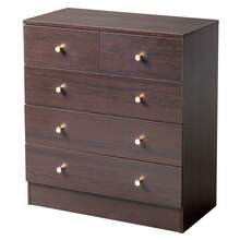 Modern Simple 5-Drawer Dresser Brown - Brown - View 7