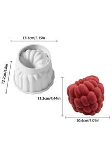 Reusable Silicone Fruit Cake Mold, Suitable For Baking Desserts, Jelly, Ice Cream, 3D Fruit Shaped Silicone Mold For Chocolate, Candy, Pastry, Truffle, Pudding, Jelly, Cheesecake, Mousse, Soap, Including Banana, Strawberry, Pear, Lemon, Mango, Raspberry, Orange, Peach, Coconut, Cocoa, Apple, Cashew, Cherry And More, Ideal For Christmas, Valentine's Day, Wedding Baking Tools - Multicolor - View 33