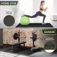 6pcs High Density EVA Foam Interlocking Exercise Mat Set, Black - Durable, Thick Gymnastics And Fitness Floor Protection, Suitable For Home Workout, Yoga, Body Training - Multicolor - View 10