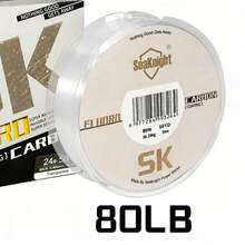 Dây câu SeaKnight 100M/50M phủ lớp Fluorocarbon, dây dẫn monofilament hai lớp phủ Fluorocarbon, dây dẫn 3-100LB - trắng - Xem 12