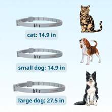 1/2/3 Packs SEREST0 Flea And Tick Collar For Large Dogs, Small Dogs And Cats 8 Month Protection Breakaway Safety Design - Large Dogs - View 4