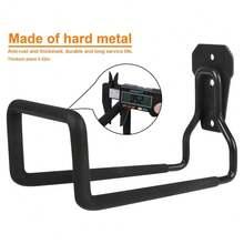 Metal Garden Hose Holder - Heavy Duty Hose Hanger Wall Mounted Water Hose Holder For Outside Yard, Sturdy Hose Reel Hose Hooks For Water Hose - BLACK - View 4
