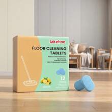 jakehoe Floor Cleaning Tablets - Clean Floors, Eliminate Unpleasant Odors, And Provide A Fresh Lemon Scent. Suitable For Tile, Hardwood, And Vinyl Floors. No Sticky Residue Left After Cleaning, And Won't Damage Floor Finishes. Compatible With Robot Vacuums And Wet Mops To Meet Daily Cleaning Needs. - 固體 - 查看 5