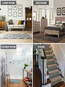 12片装黑色防滑地毯垫，配有可水洗可重复使用的橡胶垫，用于固定硬木地板上的地毯。[适用于32个节日，4个季节] 适用于客厅、餐厅、浴室、瓷砖和木地板区域。防止地毯移动和滑动，确保地毯保持平整牢固。创新设计；可用作杯垫、地毯、客厅地毯、卧室地毯、圆形地毯、玄关垫，以及户外地毯和厨房地毯。价格实惠，经久耐用。 - 查看 12