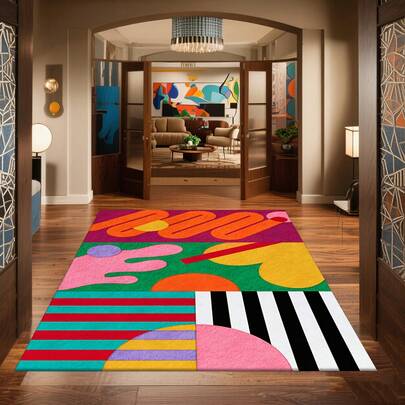 , 2D Digital Printing Carpet, Home Decor Aesthetics.Available In Various Sizes Large And Small Rugs, Suitable Living Rooms, Bedrooms, Balconies, Entryways, Offices, Hotels, Cafes, Guesthouses, And Cottages.Soft, Non-Shedding.Area Rugs Living Room,Room Deocr Home Decor Bedroom Deccor Her Gifts Her,Area Rug Rugs Livingroom Large Him, Family, Boyfriend, Girlfriend, Father, Family, Mother, Lover, Daughter, Son, Grandfather, Grandmother, Friend, Classmate, Pet.Nap, Camping, Travel, Home, Daily Life, Office Decoration, Birthday, Anniversary, Valentine's Day, Thanksgiving,, Halloween, Mother's Day, Father's Day, Wedding, Easter,New Year Gifts,Sofa,Bed,Car,Bedroom,Living Room,Office, Outdoor , Beach