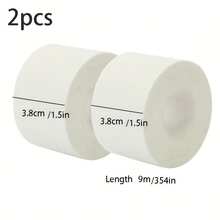 2pcs White Sports Bandage Tape And Bandage, Suitable For Basketball, Football And Fingers, Can Fix Feet - Multicolor - View 5