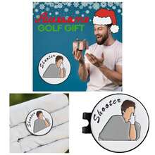 Funny Ball Marker With Magnetic Hat Clip Accessories For Men And Women, Great Players With Attitude, Durable Plastic, Bright Color - SHOOTER - View 2