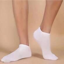 1/15 Đôi tất dệt kim lót mềm mại, thoải mái, thấm hút mồ hôi, kháng khuẩn, unisex - Quà tặng Ngày của Mẹ, phù hợp cho cả nam và nữ, thấm hút mồ hôi, kháng khuẩn, khử mùi, co giãn, mềm mại, thiết kế màu trơn thời trang, phù hợp cho các hoạt động thường ngày và tập yoga vào mùa xuân, hè, thu và đông. - Nhiều màu - Xem 7